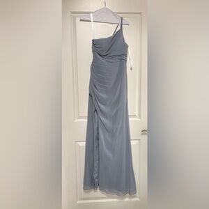 Azazie Eren A2 Dusty Blue Birdesmaid Dress